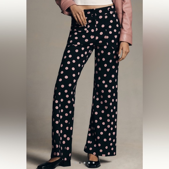 The Naomi Ponte Wide-Leg Flare Pants by Maeve: Printed Edition - Picture 5 of 8